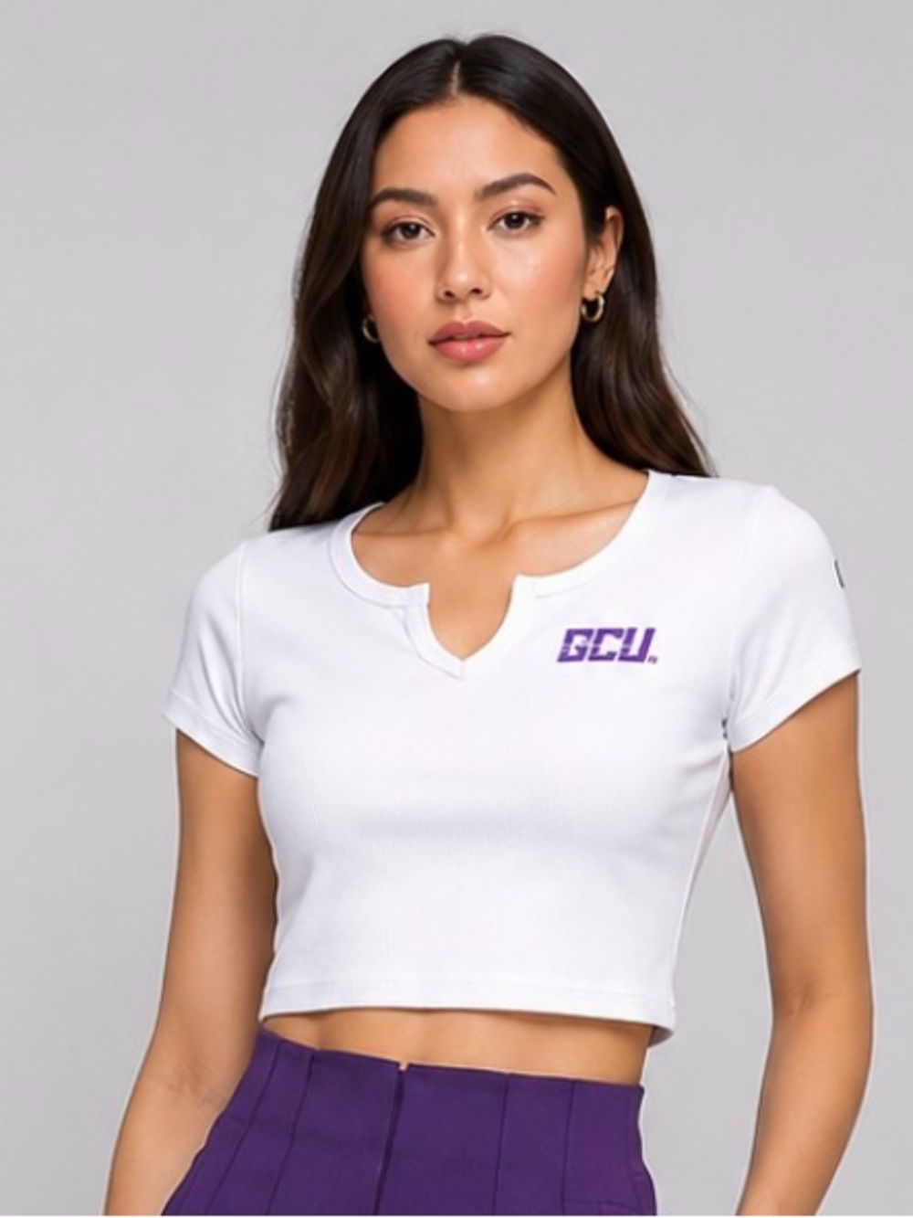 hype & vice GCU white tee 💜